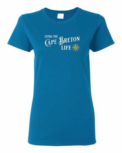 Living the Cape Breton Life yellow Full Women's Tee