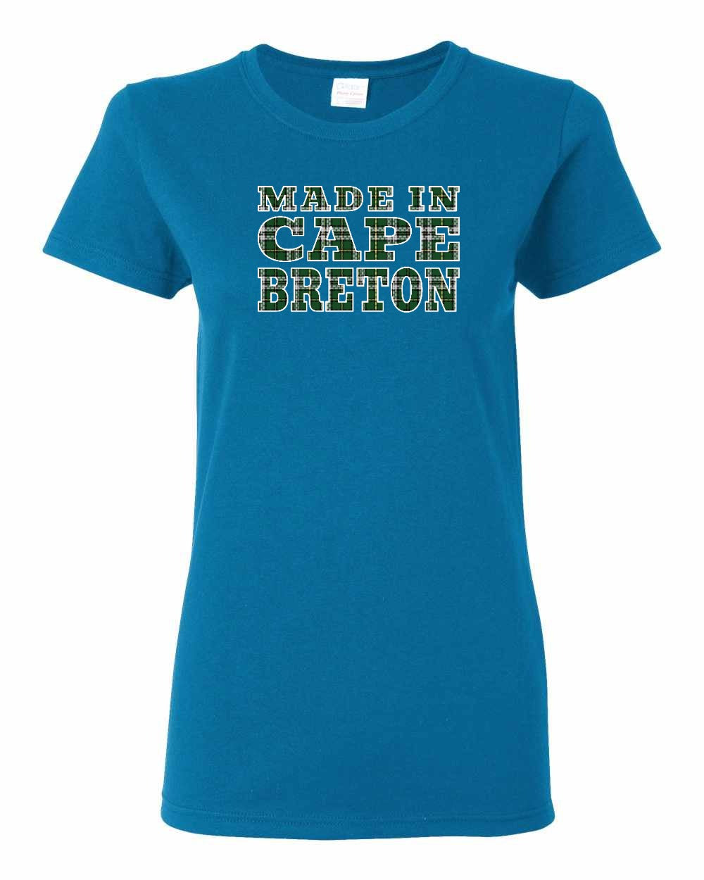 Made In Cape Breton Tartan Full Women's Tee