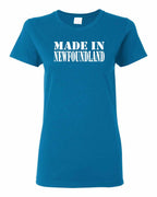 Made In NFLD ( White Lettering) Women's Tee
