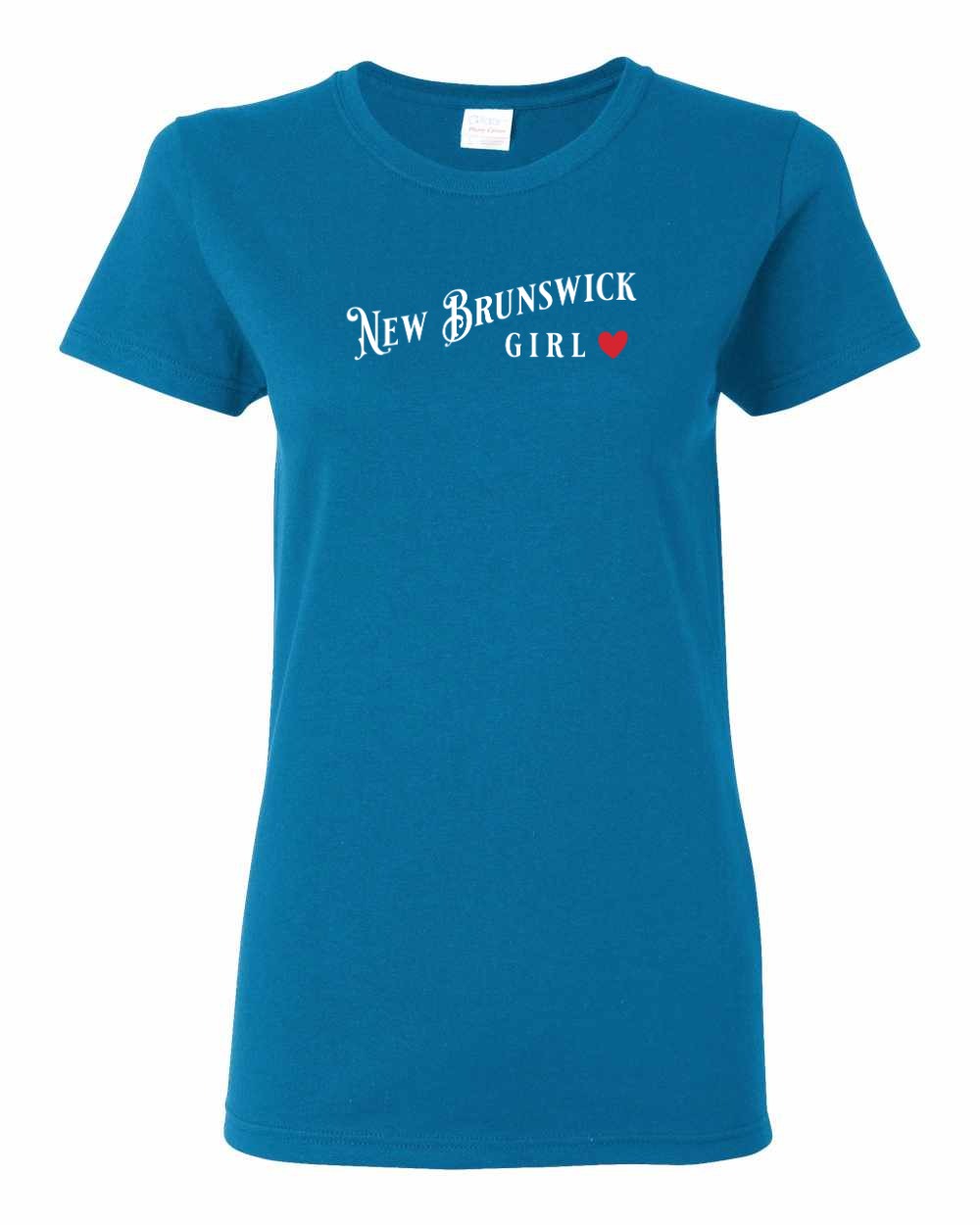New Brunswick Girl Red Heart Full Women's Tee