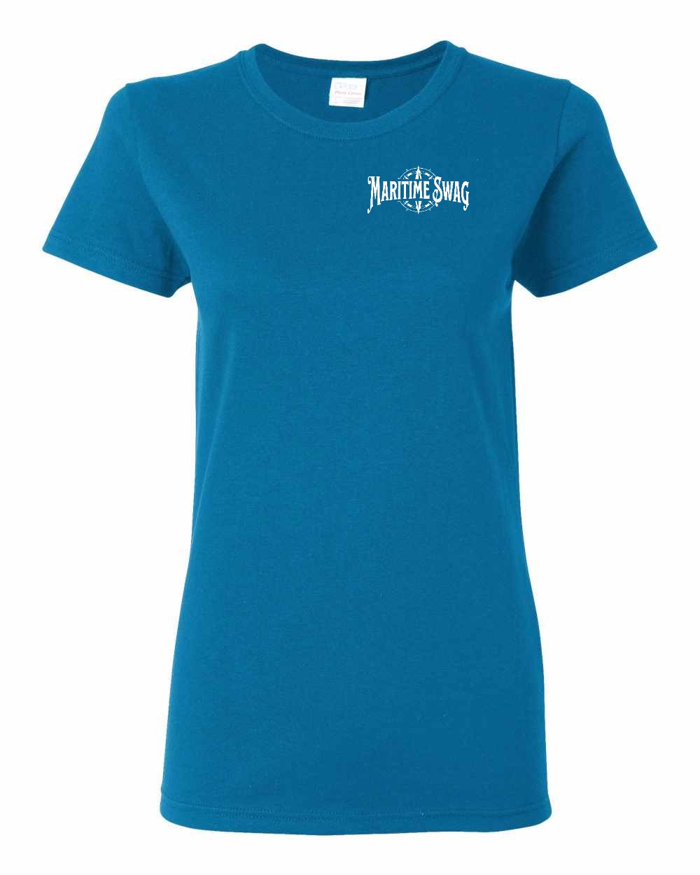 Maritime Swag Logo Left Chest and Back Women's Tee