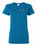 NS Flowers Left Chest Women's Tee