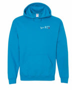 NS Girl Red Heart Left Chest and Back Pullover Hoodie - Unisex