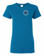 Plaid to the Bone Beaver Left Chest Women's Tee - Gildan Canada (sewn Internationally)