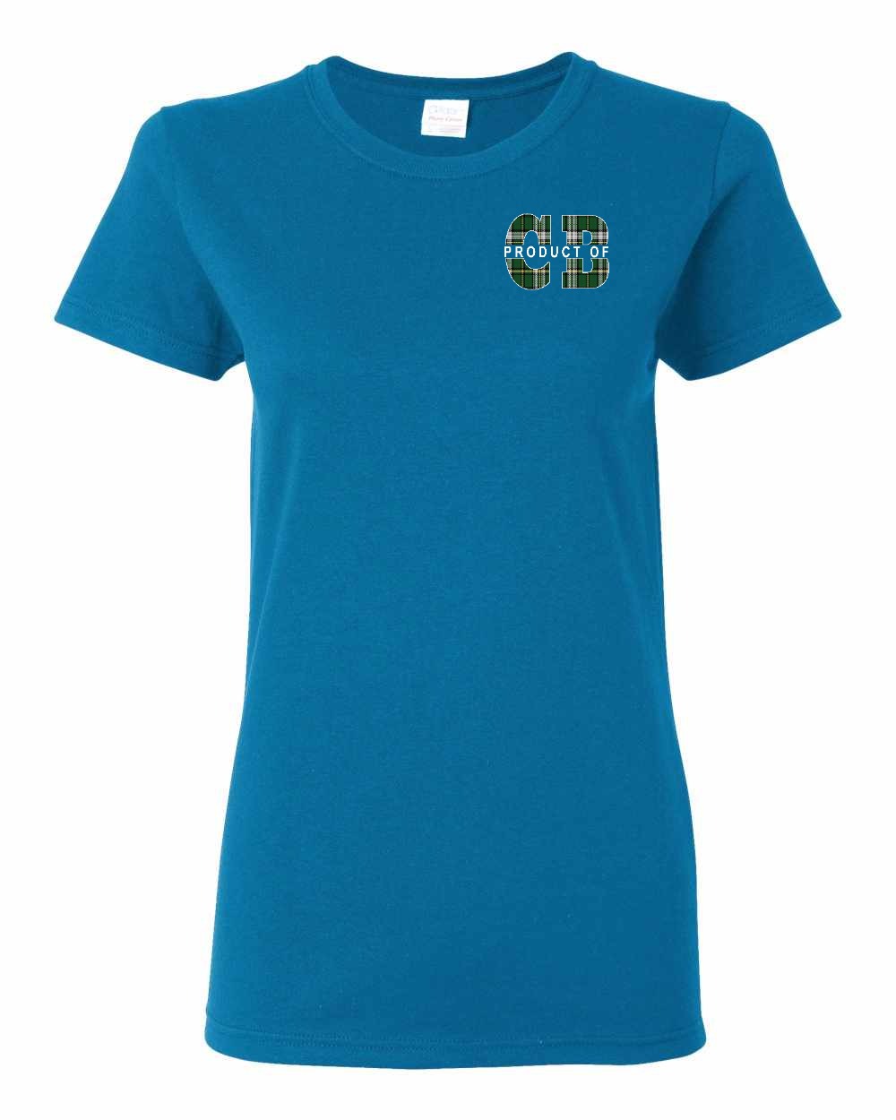 Product of CB Left Chest and Back Women's Tee