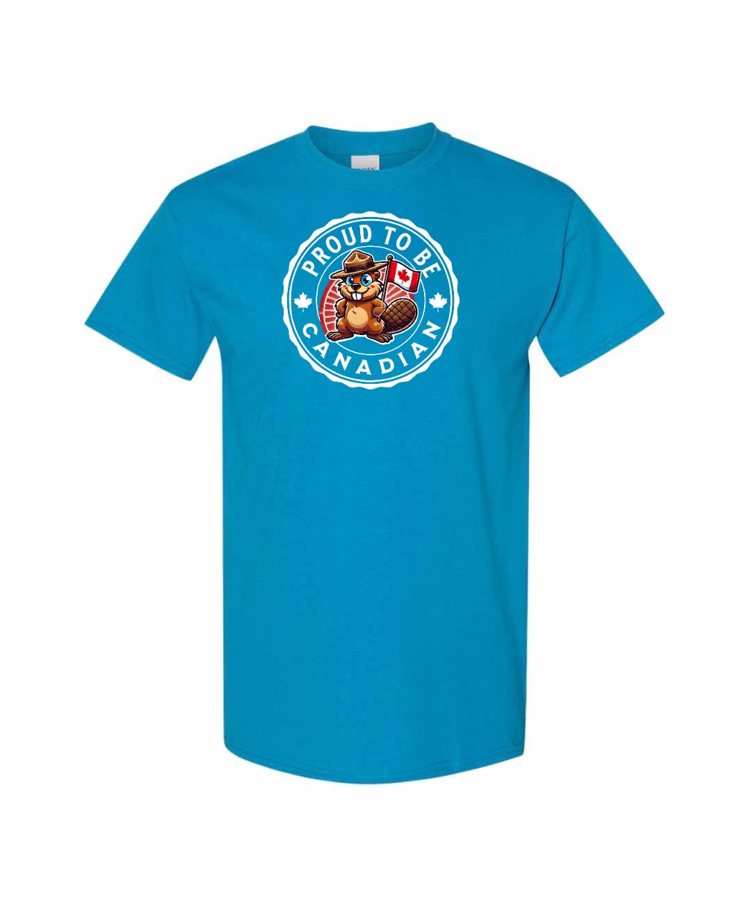 Proud to be Canadian Beaver Men's Tee - Gildan Canada (sewn Internationally)