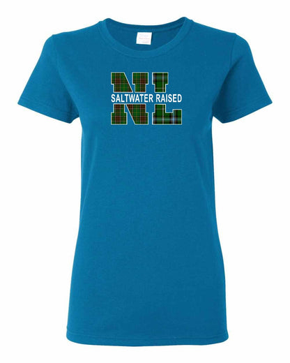 Newfoundland and Labrador Saltwater Raised Full Front Women's Tee