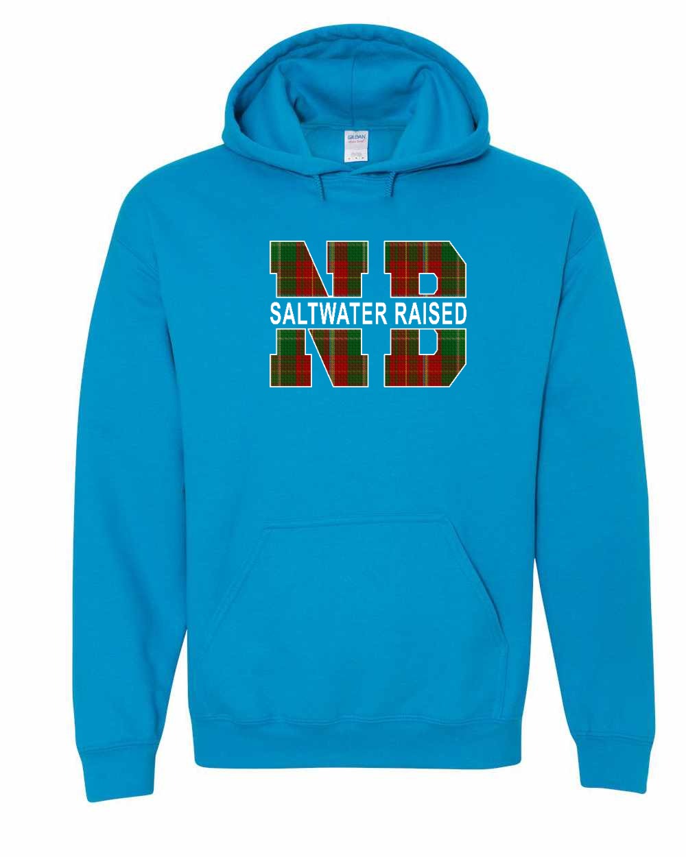 NB Saltwater Raised Full Front Pullover Hoodie Printed NOT STITCHED