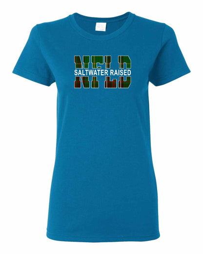 Newfoundland Saltwater Raised Full Front Women's Tee Printed NOT STITCHED