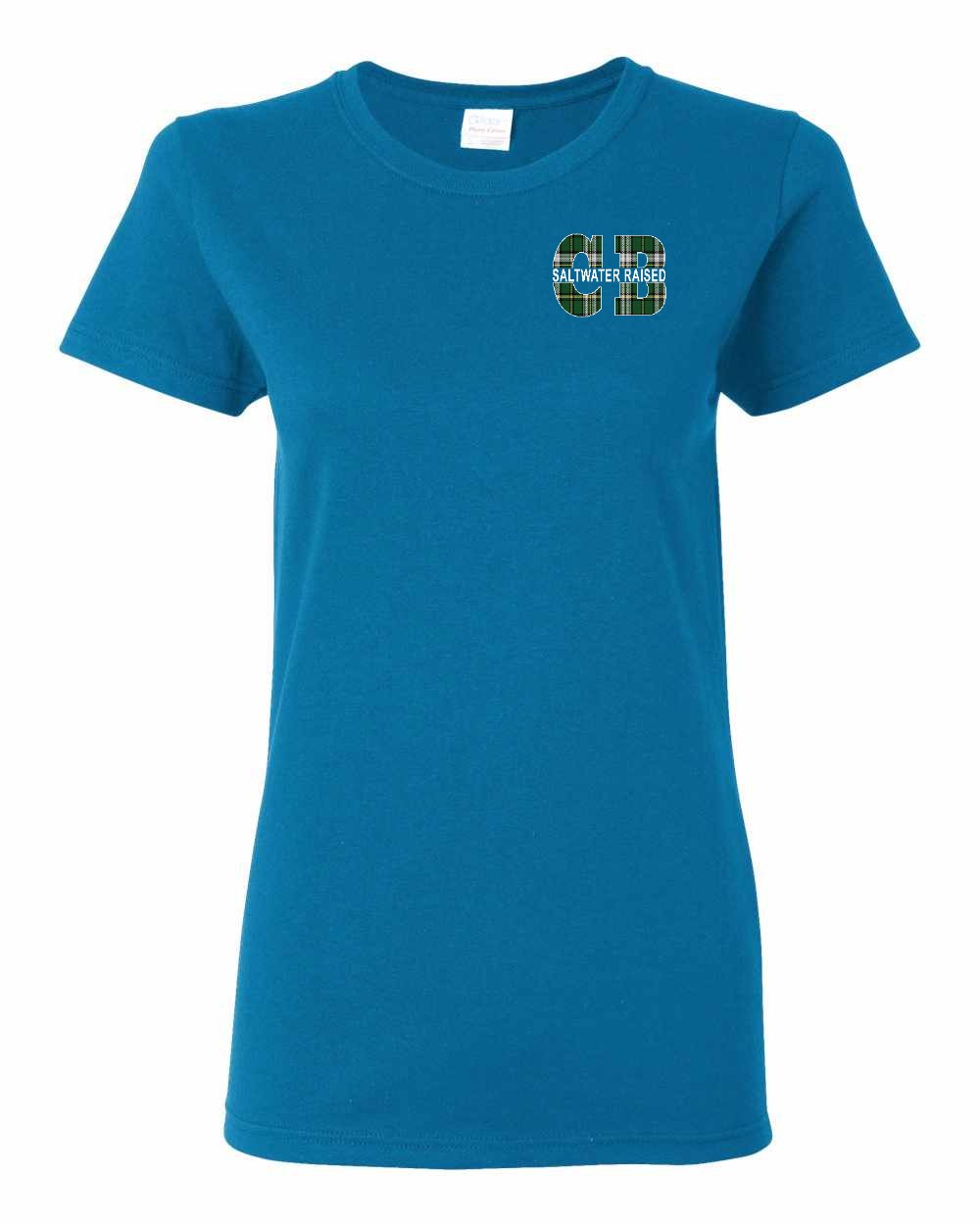 Saltwater Raised CB Left Chest Women's Tee