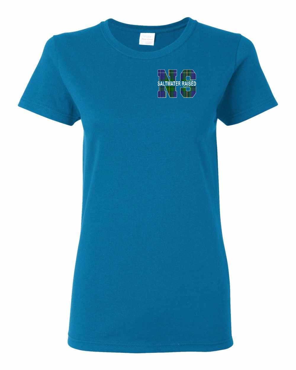 Saltwater Raised Left Chest womens-tee