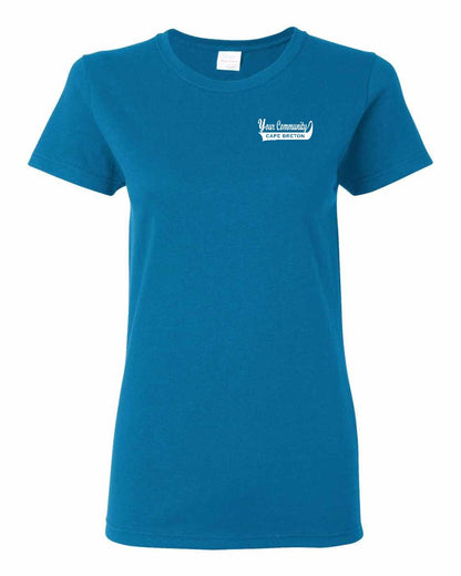 Your Community Swoop (Cape Breton) Left Chest and Back Women's Tee