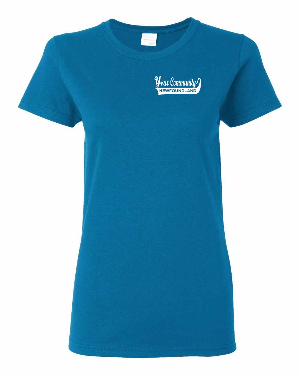 Custom Your Community Swoop (NFLD) Left Chest Women's Tee