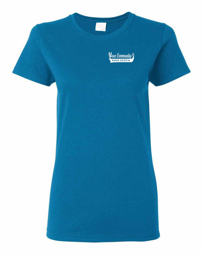 Your Community Swoop (Nova Scotia) Left Chest and Back womens-tee
