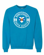 Born and Raised NS Heart Flag Crewneck Sweatshirt - Unisex