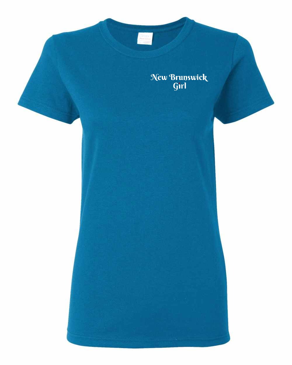 NB Girl Heart Dot Left Chest And Back Women's Tee