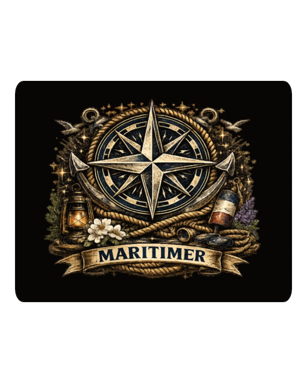 Maritime Swag Maritime Compass Sign