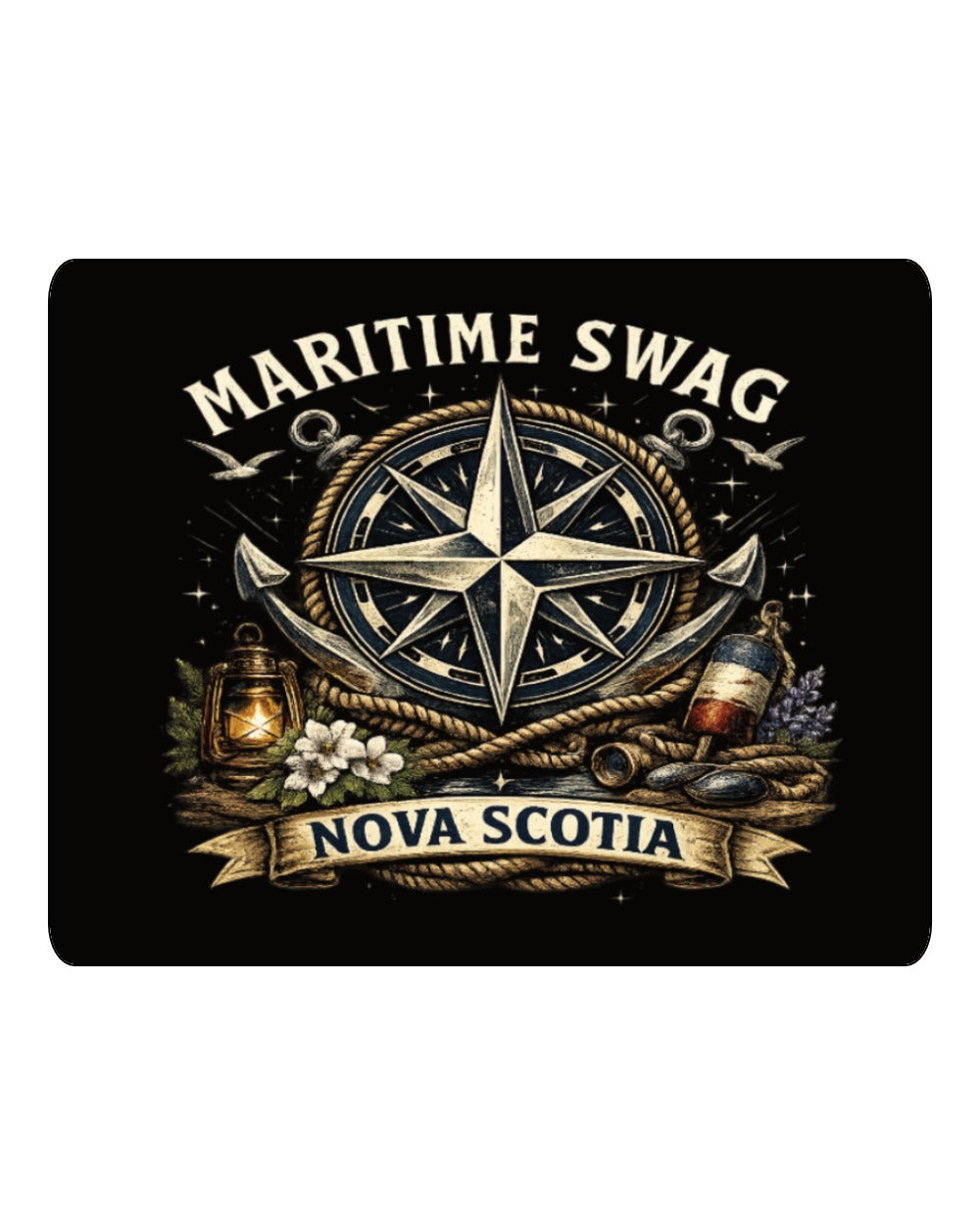 Maritime Swag Ns Compass Sign