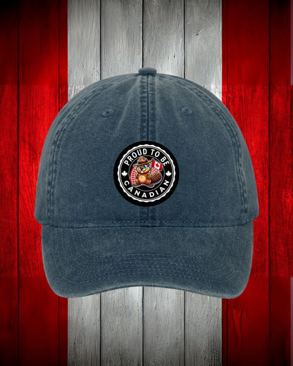 Proud to be Canadian Beaver design Hat