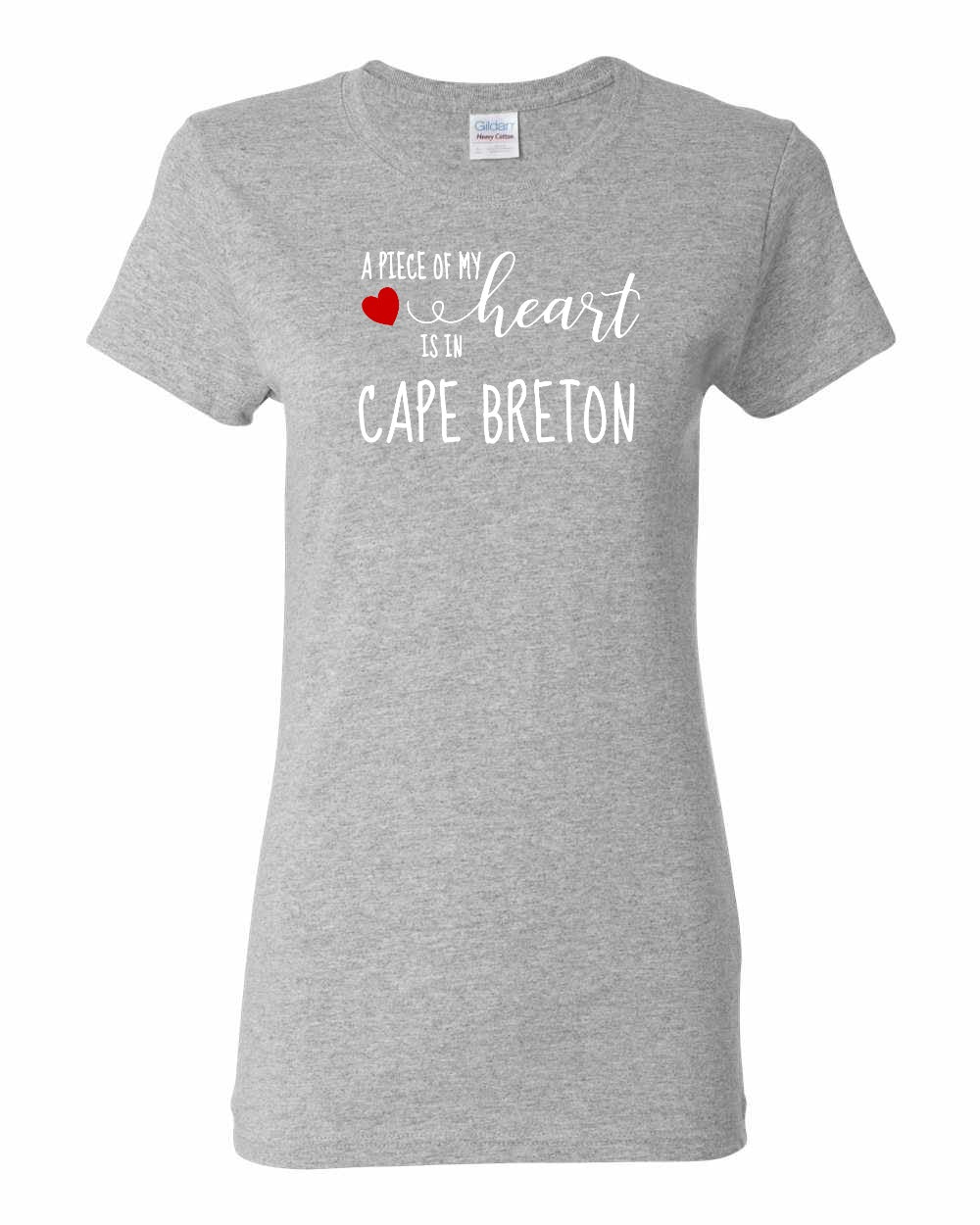 A piece of My heart in CB (Red Heart) Women's Tee