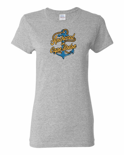 Anchored in Cape Breton (New Design) Full Women's Tee