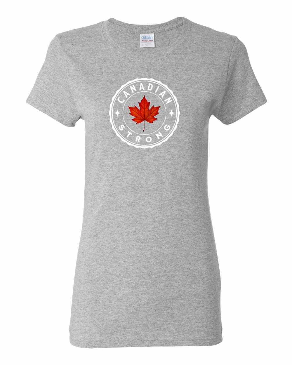 Canadian Strong Leaf Full Front Women's Tee
