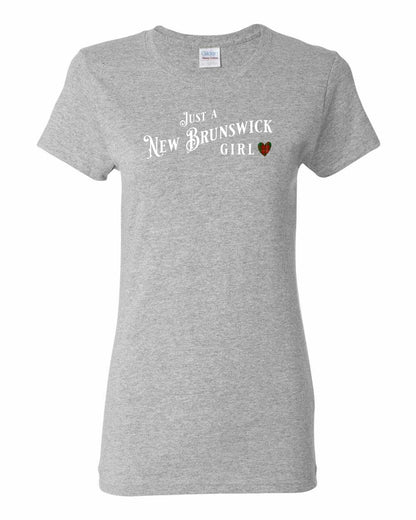 Just a New Brunswick Girl Tartan Full Women's Tee