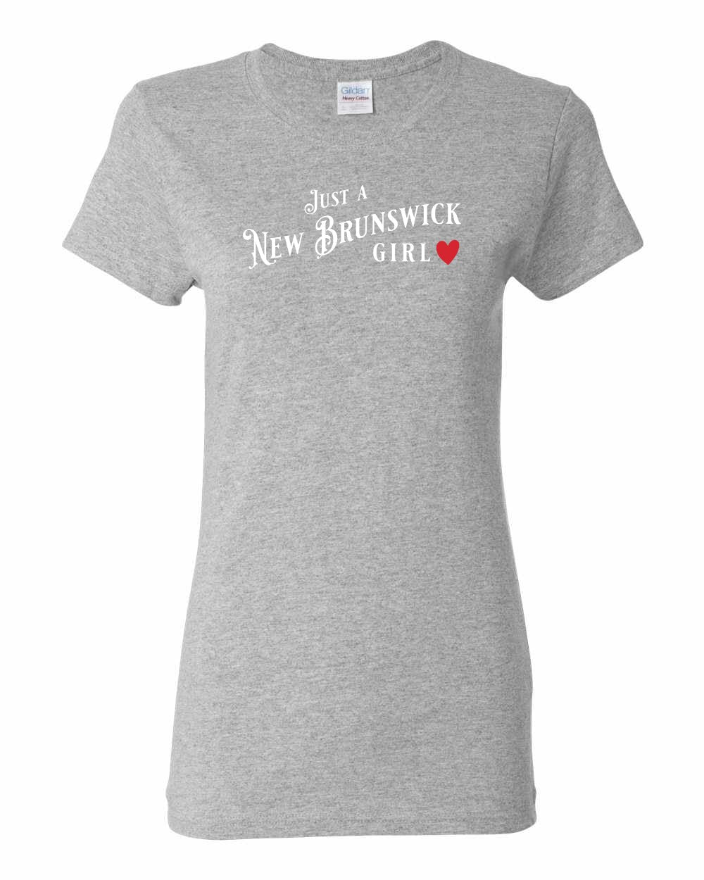 Just a NB Girl Red Full Women's Tee