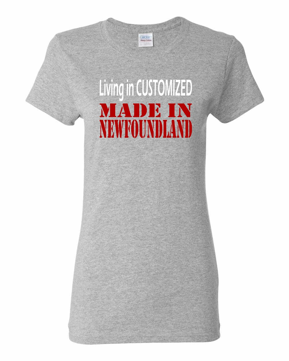 Living in Custom Made in Newfoundland Full Women's Tee