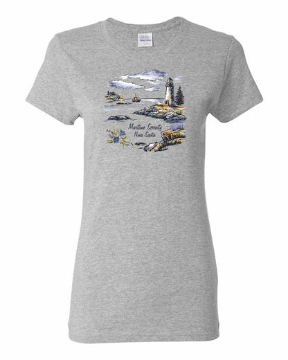 Maritime Serenity Nova Scotia Full womens-tee