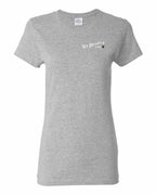 NB Girl Tartan heart Left Chest and Back Women's Tee