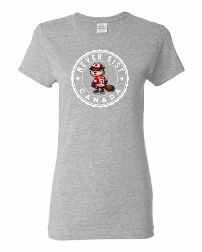 Never 51st Beaver Full Front Women's Tee
