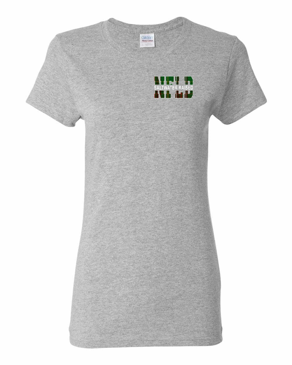 NFLD Saltwater Raised Left Chest and Back Women's Tee