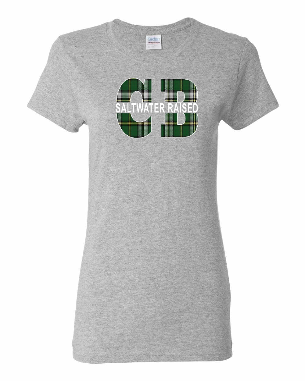 Saltwater Raised CB Full Women's Tee Printed NOT STITCHED