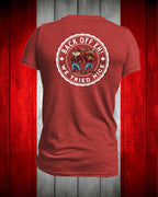 Back off we Tried Nice left chest and back Men's Stanfield's Tee