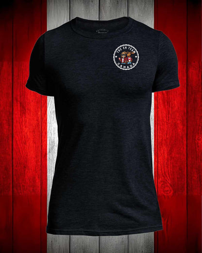 The Eh Team left chest Men's Stanfield's Tee