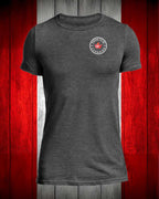 Proud to be Canadian Leaf Left Chest and back Men's Stanfield's Tee