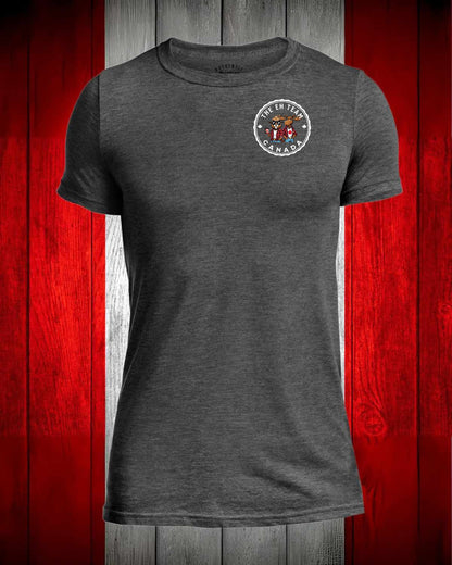 The Eh Team left chest Men's Stanfield's Tee