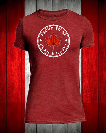 Proud to be Mean and Nasty Leaf Front Men's Stanfield's Tee