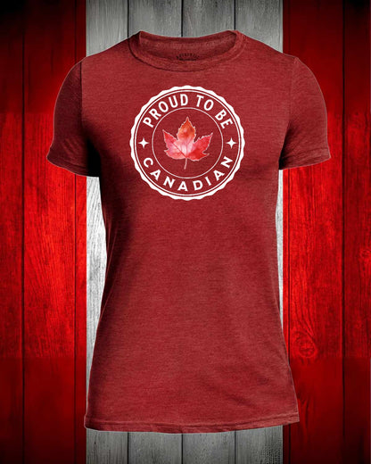 Proud to be Canadian Leaf Full Men's Stanfield's Tee