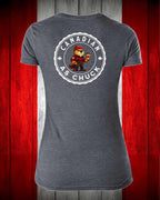 Canadian As Chuck Left Chest And Back Women's V-neck Stanfield's Tee
