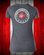 PEI Canada left chest and back Women's Stanfield's Tee