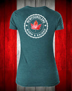 NFLD Born and Raised left chest and back Women's Stanfield's Tee
