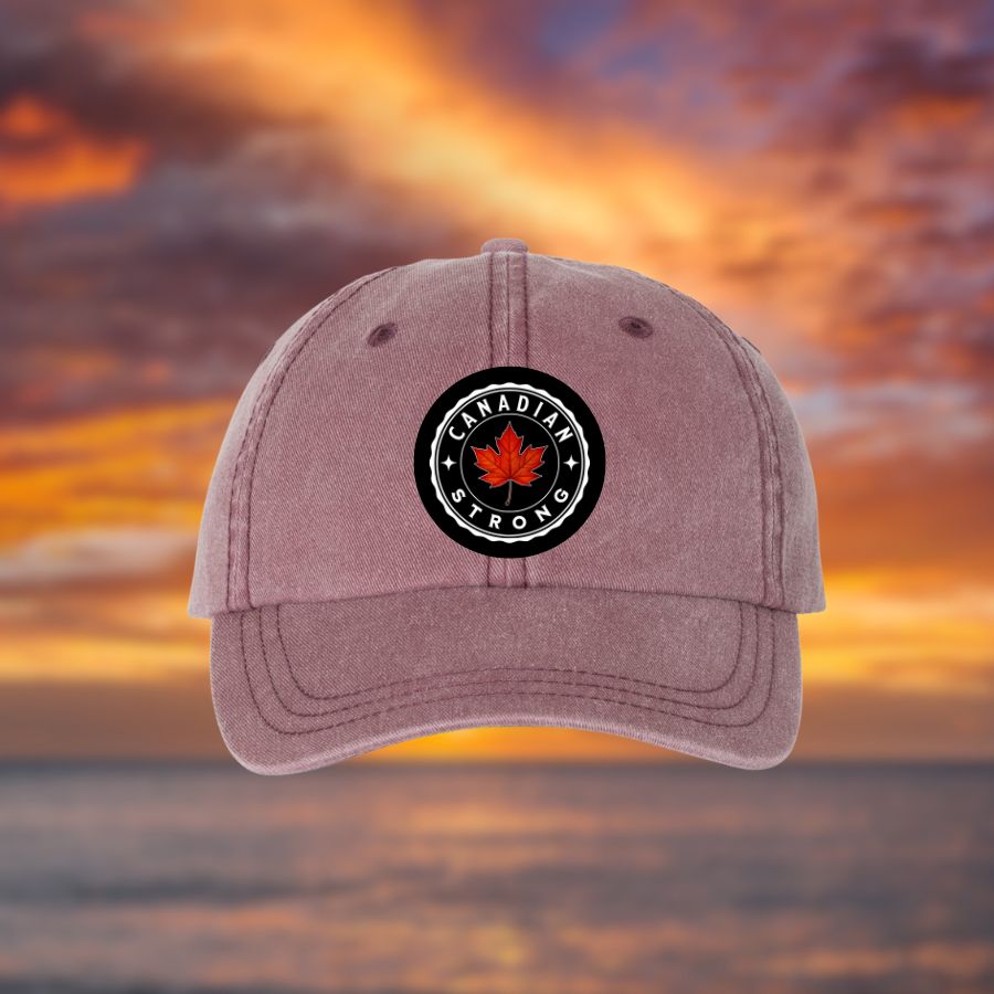Canadian Strong Leaf design Hat