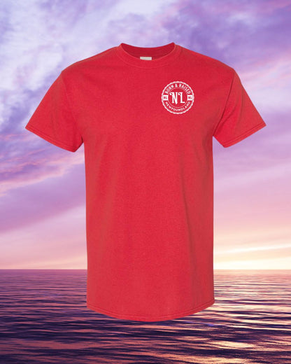 Born & Raised in NL Left Chest Tee
