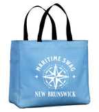 Maritime Swag New Brunswick Compass Tote Bag in Carolina Blue