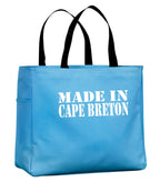 Made In CB White Lettering Tote Bag