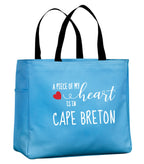 A Piece Of My Heart CB Red Heart Tote Bag