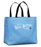 Just A NS Girl Tartan Heart Tote
