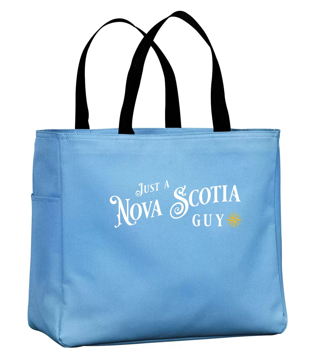 Just A NS Guy Yellow Compass Tote